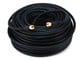 View product image Monoprice 100ft RG6 (18AWG) 75Ohm, Quad Shield, CL2 Coaxial Cable with F Type Connector - Black - image 1 of 2