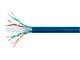 View product image Monoprice Cat6A 1000ft Blue CMR Bulk Cable,Shielded (F/UTP), Solid, 23AWG, 650MHz, 10G, Pure Bare Copper, Spool in Box, Flame-Retardant, Entegrade Series Bulk Ethernet Cable - image 1 of 1