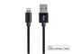 View product image Monoprice Premium Apple MFi Certified Lightning to USB-A Charging Cable - 1.5ft  Black - image 1 of 6