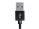 View product image Monoprice Palette Series Apple MFi Certified Lightning to USB Charge and Sync Cable, 3ft Black - image 4 of 6