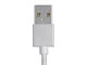 View product image Monoprice Palette Series Apple MFi Certified Lightning to USB Charge and Sync Cable, 1.5ft White - image 4 of 6