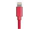 View product image Monoprice Premium Apple MFi Certified Lightning to USB Type-A Charging Cable - 1.5ft, Red - image 3 of 6