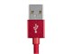 View product image Monoprice Premium Apple MFi Certified Lightning to USB Type-A Charging Cable - 1.5ft, Red - image 4 of 6