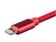 View product image Monoprice Premium Apple MFi Certified Lightning to USB Type-A Charging Cable - 1.5ft, Red - image 5 of 6