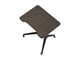 View product image Workstream by Monoprice Gas-Lift Height Adjustable Sit-Stand Mobile Rolling Laptop Computer Desk, Dark Walnut Brown - image 4 of 6