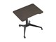 View product image Workstream by Monoprice Gas-Lift Height Adjustable Sit-Stand Mobile Rolling Laptop Computer Desk, Dark Walnut Brown - image 5 of 6