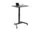 View product image Monoprice Gas-Lift Height Adjustable Sit-Stand Mobile Rolling Workstation Laptop and Computer Desk V2 - image 5 of 6