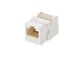 View product image Monoprice Cat5e RJ45 Toolless Keystone Jack for 22-24AWG Solid Wire, White - image 1 of 5