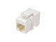 View product image Monoprice Cat5e RJ45 Toolless Keystone Jack for 22-24AWG Solid Wire, White - image 2 of 5