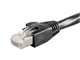 View product image Monoprice Cat6 50ft Black CMP Patch Cable, Shielded (F/UTP), Solid, 23AWG, 550MHz, Pure Bare Copper, Snagless RJ45, Entegrade Series Ethernet Cable - image 1 of 3