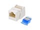 View product image Monoprice Cat5e RJ45 Toolless Keystone Jack for 22-24AWG Solid Wire, White - image 5 of 5