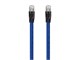 View product image Monoprice Entegrade Series Cat8 24AWG S/FTP Ethernet Network Cable, 2GHz, 40G, 0.5ft Blue - image 1 of 4