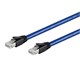 View product image Monoprice Entegrade Series Cat8 24AWG S/FTP Ethernet Network Cable, 2GHz, 40G, 0.5ft Blue - image 2 of 4