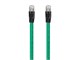View product image Monoprice Entegrade Series Cat8 24AWG S/FTP Ethernet Network Cable, 2GHz, 40G, 0.5ft Green - image 1 of 4