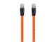 View product image Monoprice Entegrade Series Cat8 24AWG S/FTP Ethernet Network Cable, 2GHz, 40G, 0.5ft Orange - image 1 of 4