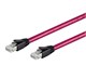 View product image Monoprice Entegrade Series Cat8 24AWG S/FTP Ethernet Network Cable, 2GHz, 40G, 3ft Red - image 2 of 4