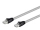 View product image Monoprice Entegrade Series Cat8 24AWG S/FTP Ethernet Network Cable, 2GHz, 40G, 10ft Gray - image 2 of 4