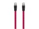 View product image Monoprice Entegrade Series Cat8 24AWG S/FTP Ethernet Network Cable, 2GHz, 40G, 25ft Red - image 1 of 4