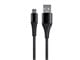 View product image Monoprice AtlasFlex Series Durable USB 2.0 Micro B to Type-A Charge & Sync Kevlar-Reinforced Nylon-Braid Cable, 1.5ft, Black - image 1 of 6