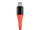 View product image Monoprice AtlasFlex Series Durable USB 2.0 Type-C to Type-A Charge & Sync Kevlar-Reinforced Nylon-Braid Cable, 3ft, Red - image 5 of 6