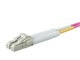 View product image Monoprice OM4 Fiber Optic Cable - LC/LC, 50/125 Type, Multi-Mode, 10GB, LSZH, Purple, 1m, Corning - image 3 of 4