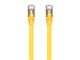 View product image Monoprice Entegrade Series Cat7 Double Shielded (S/FTP) Ethernet Patch Cable - Snagless RJ45, 600MHz, 10G, 26AWG, 1ft, Yellow - image 2 of 4