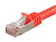 View product image Monoprice Entegrade Series Cat7 Double Shielded (S/FTP) Ethernet Patch Cable - Snagless RJ45, 600MHz, 10G, 26AWG, 50ft, Red - image 3 of 4