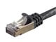 View product image Monoprice Cat7 100ft Black Patch Cable, Double Shielded (S/FTP), 26AWG, 10G, Pure Bare Copper, Snagless RJ45, Entegrade Series Ethernet Cable - image 3 of 4