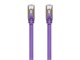 View product image Monoprice Entegrade Series Cat7 Double Shielded (S/FTP) Ethernet Patch Cable - Snagless RJ45, 600MHz, 10G, 26AWG, 100ft, Purple - image 2 of 4