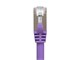 View product image Monoprice Entegrade Series Cat7 Double Shielded (S/FTP) Ethernet Patch Cable - Snagless RJ45, 600MHz, 10G, 26AWG, 100ft, Purple - image 4 of 4