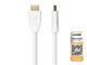 View product image Monoprice 4K Certified Premium High Speed HDMI Cable 30ft - 18Gbps White - image 1 of 5