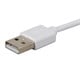 View product image Monoprice Essential Apple MFi Certified 3-in-1 Multiport USB to USB Micro Type-B + USB Type-C + Lightning Charging Cable - 3ft, White - image 6 of 6