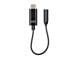 View product image Monoprice USB-C Digital to 3.5mm Auxiliary Audio Adapter, Black - image 3 of 4