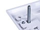View product image Monoprice High Quality Banana Binding Post Two-Piece Inset Wall Plate for 2 Speakers - Coupler Type - image 4 of 4