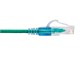 View product image Monoprice SlimRun Cat6A Ethernet Patch Cable - Snagless RJ45, 550MHz, UTP, Pure Bare Copper Wire, 10G, 30AWG, 25ft, Green, 10-Pack - image 4 of 5