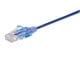 View product image Monoprice Cat6A 25ft Purple 10-Pk Patch Cable, UTP, 30AWG, 10G, Pure Bare Copper, Snagless RJ45, SlimRun Series Ethernet Cable - image 2 of 5