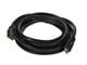 View product image Monoprice Commercial Series High Speed HDMI Extension Cable - 4K@60Hz HDR 18Gbps YCbCr 4:4:4 24AWG CL2 10ft, Black - image 1 of 3