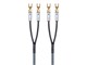 View product image Monolith by Monoprice 14AWG Oxygen Free Copper Multi-Strand Conductors PE Insulated Speaker Wire with Gold Plated Spade Connectors, 6ft - Pair - image 2 of 4