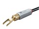 View product image Monolith by Monoprice 14AWG Oxygen Free Copper Multi-Strand Conductors PE Insulated Speaker Wire with Gold Plated Spade Connectors, 6ft - Pair - image 3 of 4