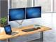 View product image Workstream by Monoprice Dual Monitor Adjustable Gas Spring Desk Mount for 15~34in Monitors, Silver - image 6 of 6