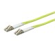 View product image Monoprice OM5 Fiber Optic Cable - LC/LC, UL, 50/125 Type, MultiMode, 40GB, Green, 3m, Corning - image 1 of 4