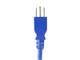 View product image Monoprice Power Cord - NEMA 5-15P to IEC 60320 C13, 18AWG, 10A/1250W, 125V, 3-Prong, Blue, 10ft - image 3 of 6
