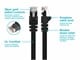 View product image Monoprice Cat5e 2ft Black Patch Cable, UTP, 24AWG, 350MHz, Pure Bare Copper, Snagless RJ45, Fullboot Series Ethernet Cable - image 3 of 3