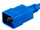 View product image Monoprice Heavy Duty Extension Cord - IEC 60320 C20 to IEC 60320 C19, 12AWG, 20A/2500W, SJT, 250V, Blue, 10ft - image 6 of 6