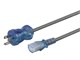 View product image Monoprice 6ft Gray Hospital-Grade Computer Power Cord with Clear Plugs, 13A/1625W, 16AWG SJT (NEMA 5-15PHG to IEC 60320 C13) - image 2 of 6