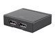 View product image Monoprice 2x1 DisplayPort Switch 4K@60Hz 21.6Gbps (Open Box) - image 1 of 5