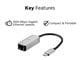 View product image Monoprice Consul Series USB-C Gigabit Ethernet Adapter - image 2 of 6