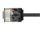 View product image Monoprice Micro SlimRun Cat6 Ethernet Patch Cable - Stranded, 550MHz, UTP, Pure Bare Copper Wire, 32AWG, 0.5ft, Black - image 4 of 4