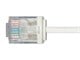 View product image Monoprice Cat6 6in White Patch Cable, UTP, 32AWG, 550MHz, Pure Bare Copper, Snagless RJ45, Micro SlimRun Series Ethernet Cable - image 4 of 4