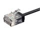 View product image Monoprice Micro SlimRun Cat6 Ethernet Patch Cable - Stranded, 550MHz, UTP, Pure Bare Copper Wire, 32AWG, 1ft, Black - image 3 of 4